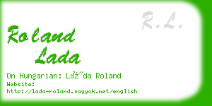 roland lada business card